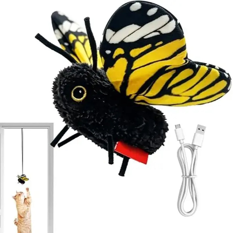 Electric Cat Toy - Interactive Fun USB Rechargeable | Fun Indoor Engaging Kitten Game | for Small Medium Large Kitten Yards Porches Gardens Lawn Indoor